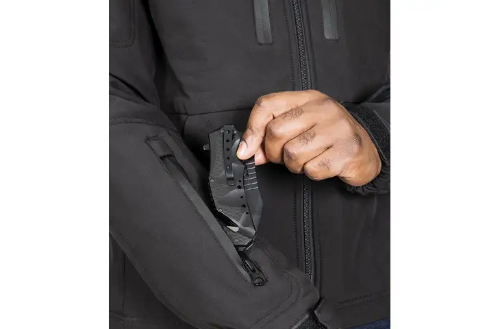 221B Tactical Tradecraft Tactical EDC/CCW Jacket 2.0 w/ Level IIIA Front & Back Panels - Men's w/ Fr - view 15